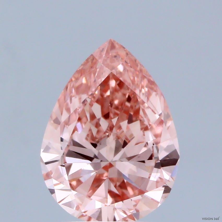 2.25 Ct. Fancy Intense Pink Pear Lab Grown Diamond