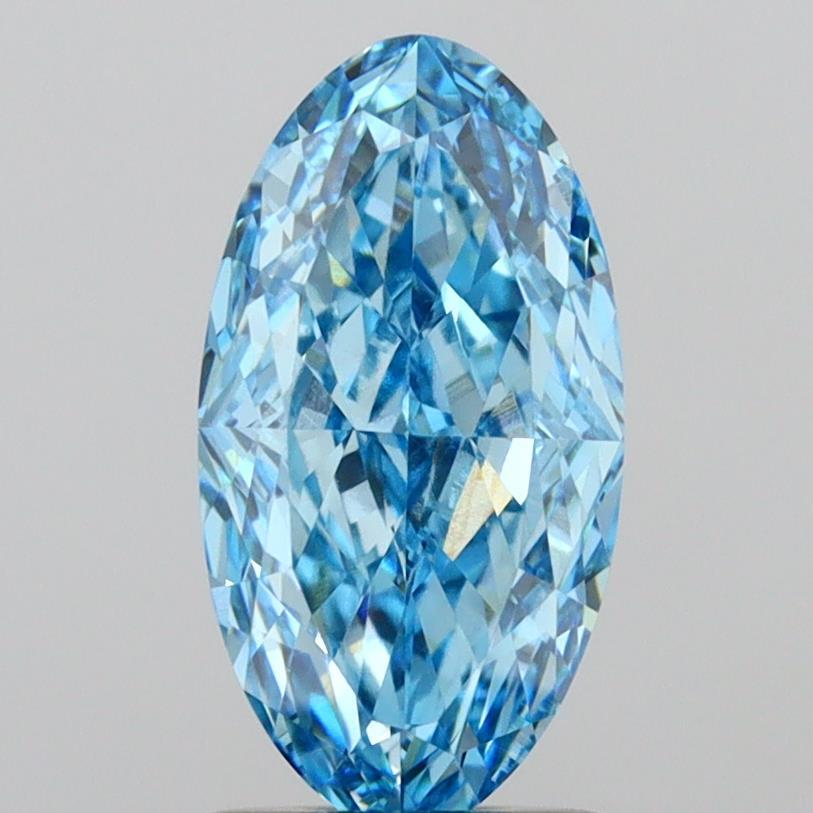 1.70 Ct. Fancy Vivid Oval Lab Grown Diamond