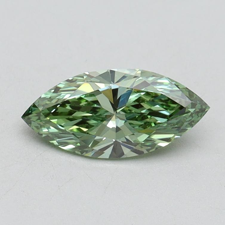 0.50 Ct. Fancy Vivid Green Marquise Lab Grown Diamond