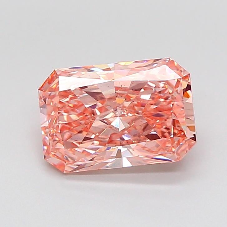 2.96 Ct. Fancy Vivid Pink Radiant Lab Grown Diamond