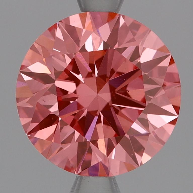 2.03 Ct. Fancy Vivid Pink Round Lab Grown Diamond