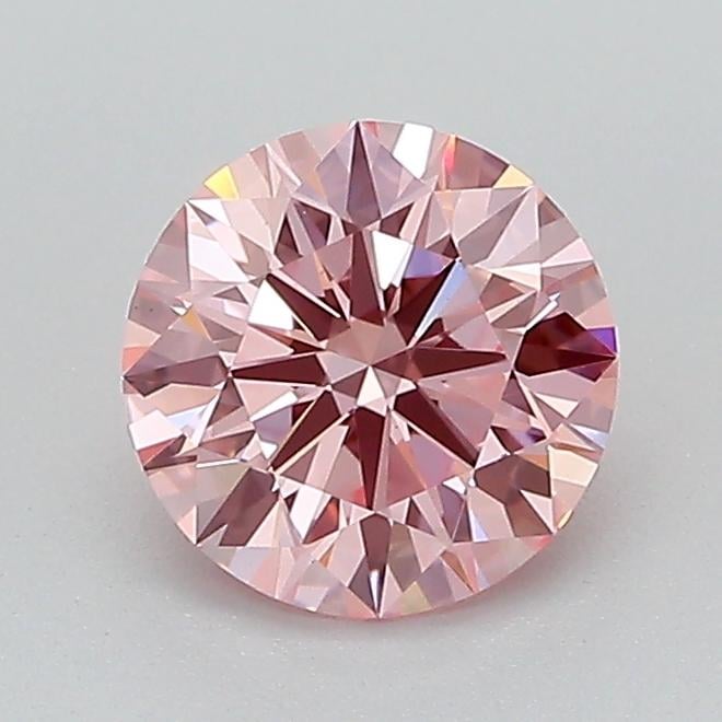1.00 Ct. Fancy Vivid Pink Round Lab Grown Diamond