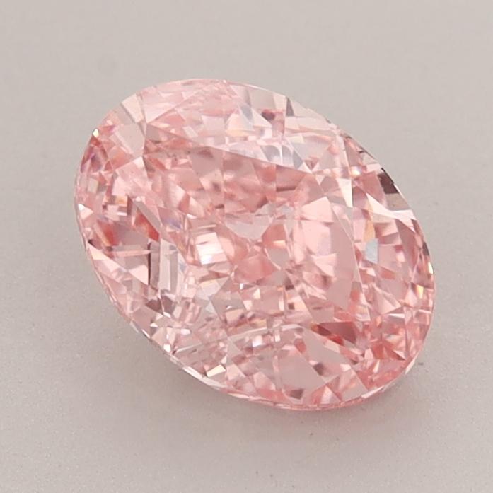 1.35 Ct. Fancy Vivid  Pink Oval Lab Grown Diamond