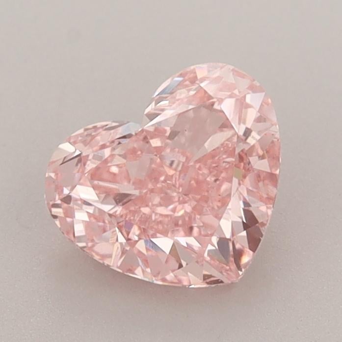 1.18 Ct. Fancy Vivid  Pink Heart Lab Grown Diamond