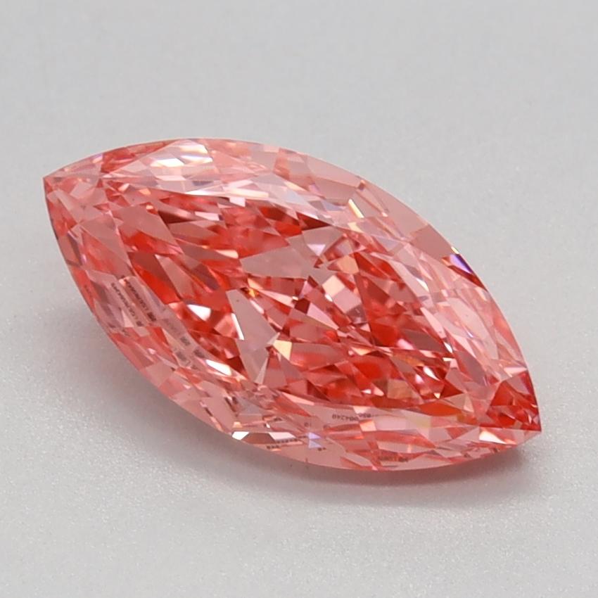 1.06 Ct. Fancy Vivid Pink Marquise Lab Grown Diamond