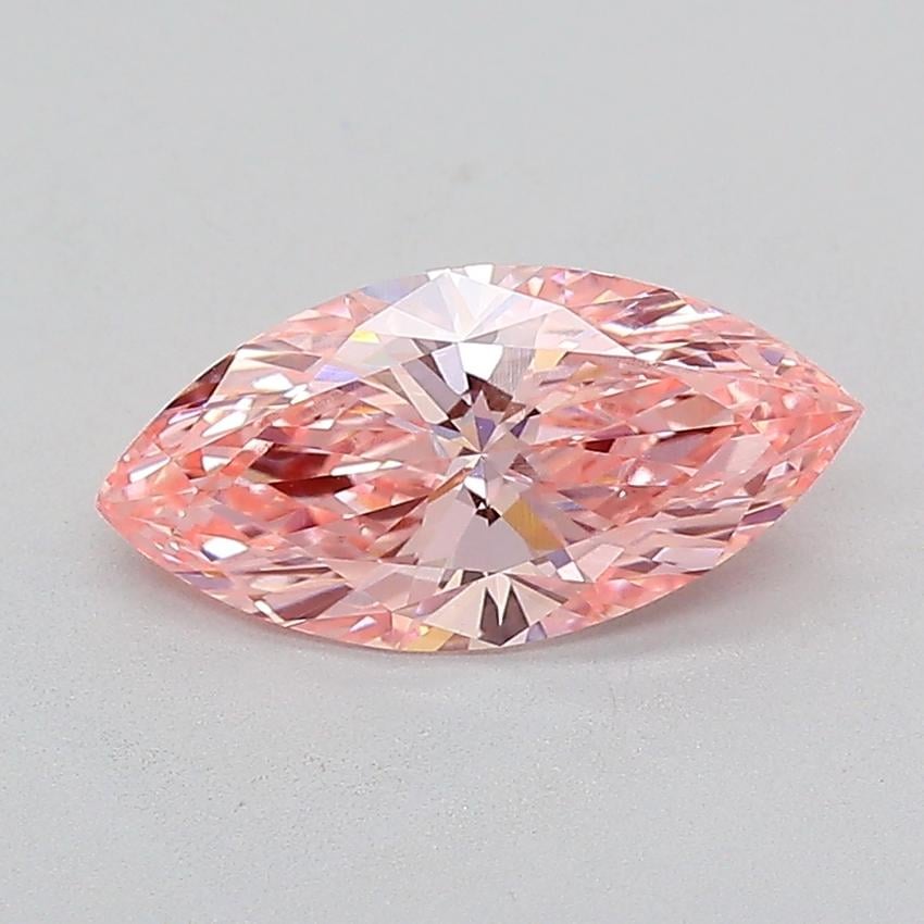 1.55 Ct. Fancy Vivid  Pink Marquise Lab Grown Diamond