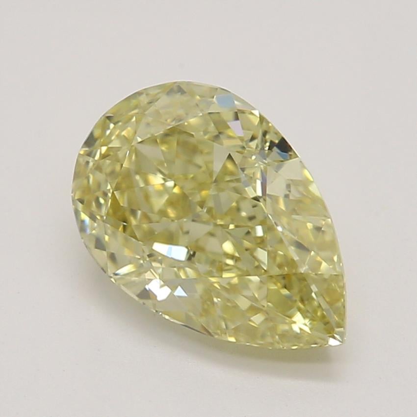 1.00 Ct. Fancy Yellow Pear Diamond