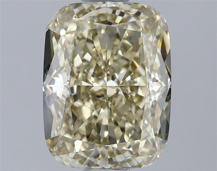 1.53 Ct. Light Yellow Cushion Lab Grown Diamond