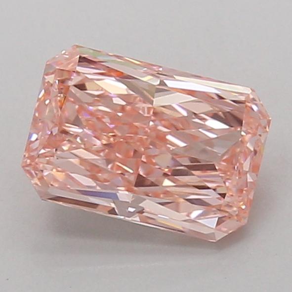 1.55 Ct. Fancy Vivid Pink Radiant Lab Grown Diamond