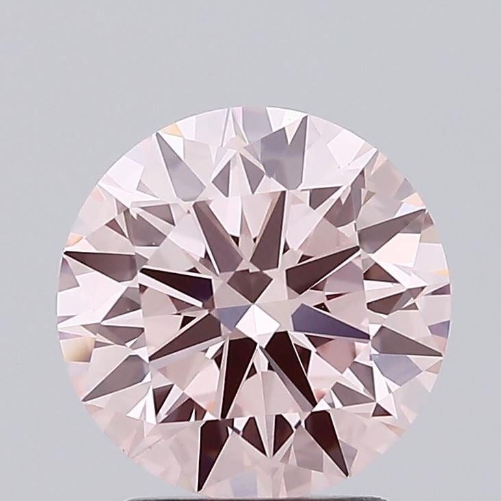 2.51 Ct. Fancy Intense Pink Round Lab Grown Diamond