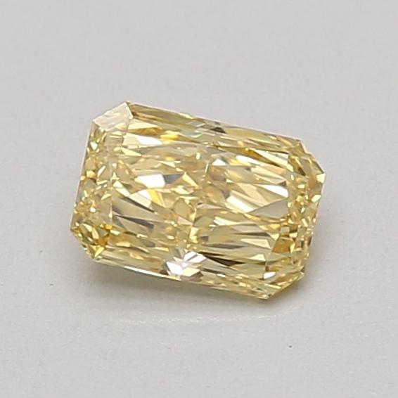 0.59 Ct. Fancy Vivid Yellow Radiant Lab Grown Diamond