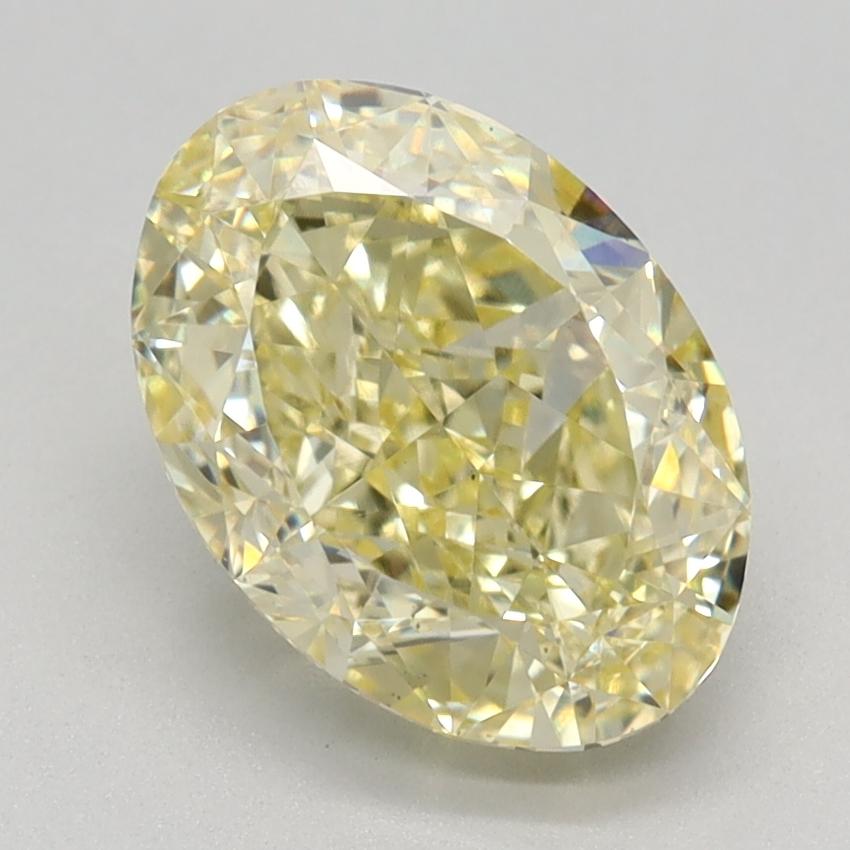 2.15 Ct. Fancy Intense Yellow Oval Lab Grown Diamond