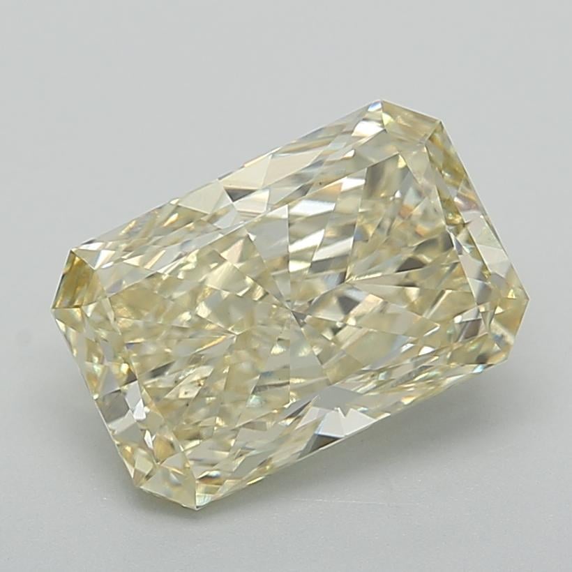 4.00 Ct. Fancy Light  Yellow Radiant Lab Grown Diamond