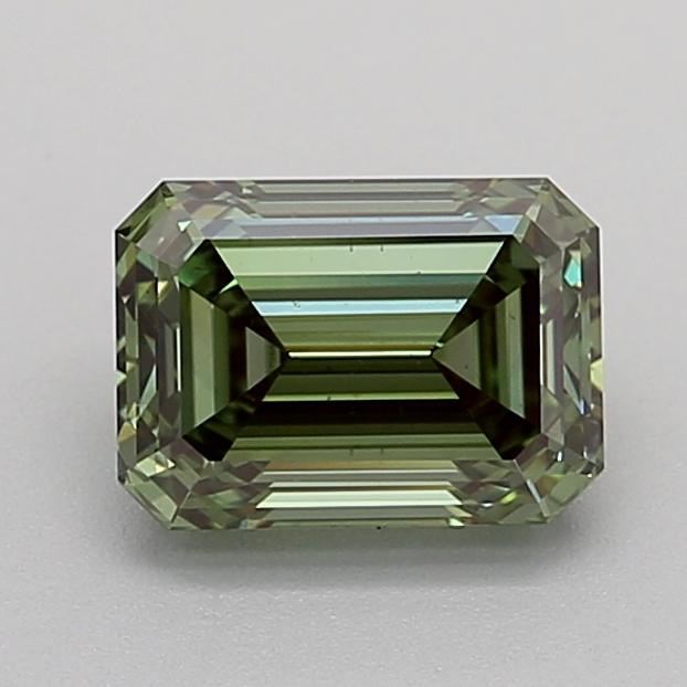 1.04 Ct. Fancy Vivid  Green Emerald Lab Grown Diamond