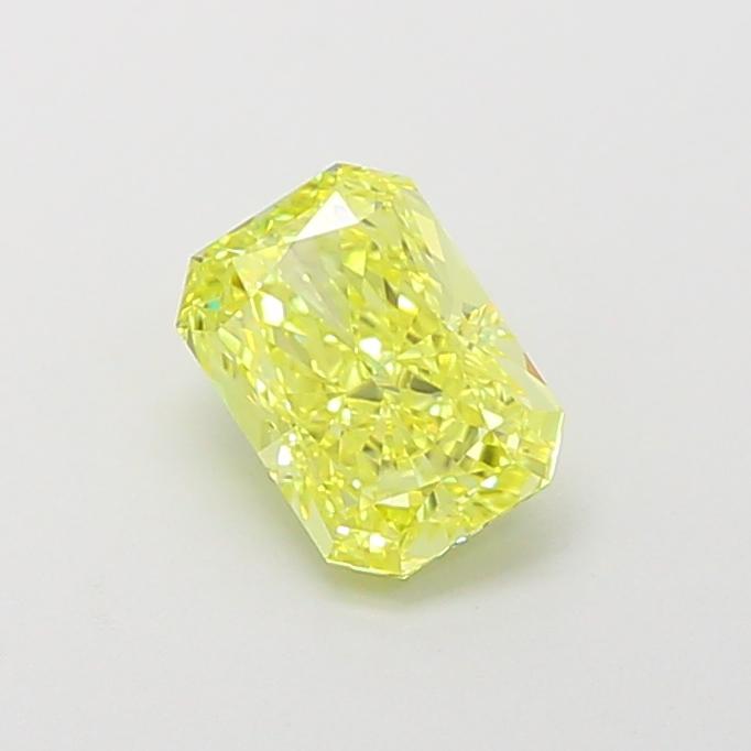 1.00 Ct. Fancy Vivid Yellow Radiant Lab Grown Diamond