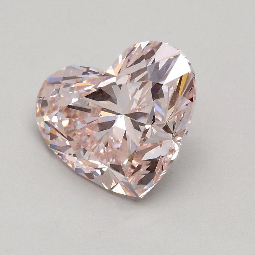 2.35 Ct. Fancy Pink Heart Lab Grown Diamond