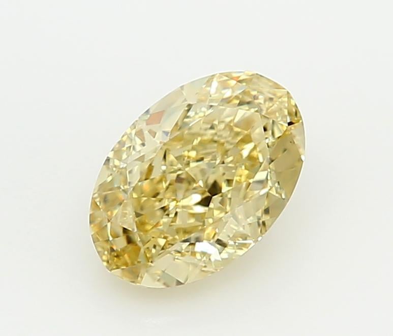 2.03 Ct. Fancy Intense  Yellow Oval Lab Grown Diamond