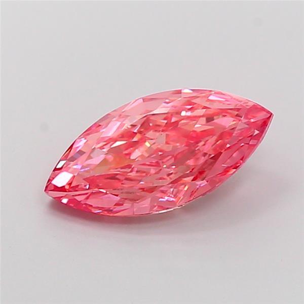 2.20 Ct. Fancy Vivid Pink Marquise Lab Grown Diamond