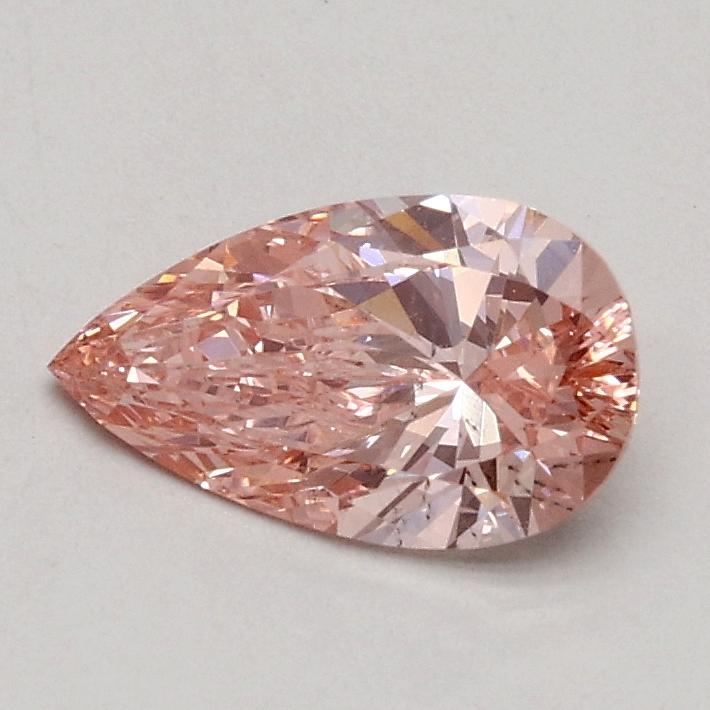 0.50 Ct. Fancy Intense Pink Pear Lab Grown Diamond