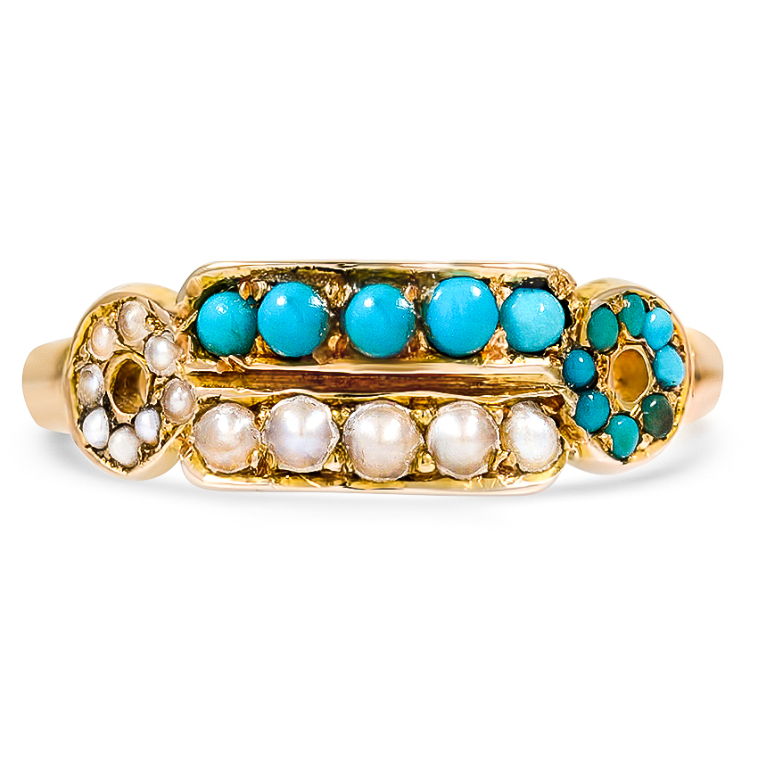Victorian Turquoise Vintage Ring
