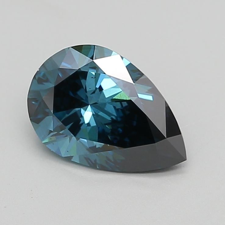 1.90 Ct. Fancy Deep  Blue Pear Lab Grown Diamond