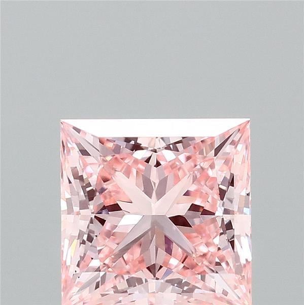 2.04 Ct. Fancy Vivid Pink Princess Lab Grown Diamond