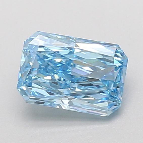 1.10 Ct. Fancy Vivid Blue Radiant Lab Grown Diamond