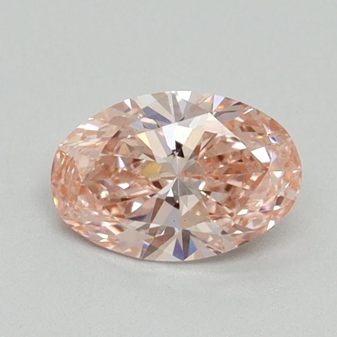 0.58 Ct. Fancy Intense Pink Oval Lab Grown Diamond