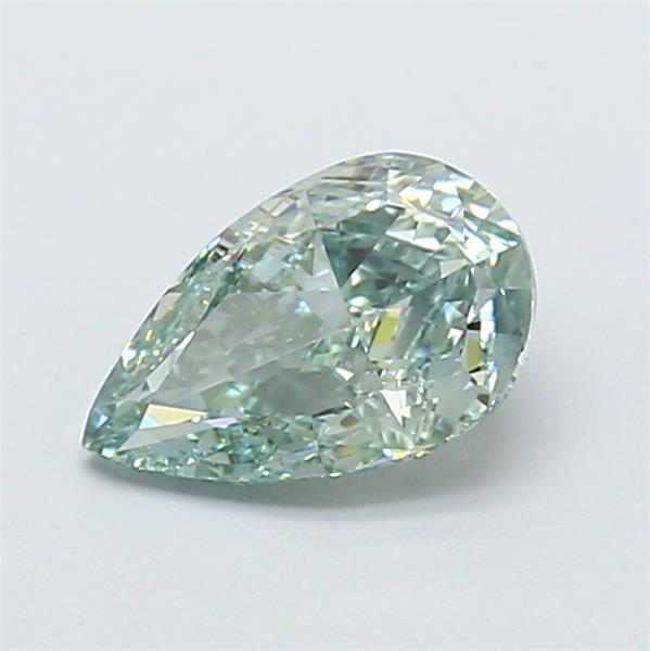 1.25 Ct. Fancy Intense  Green Pear Lab Grown Diamond