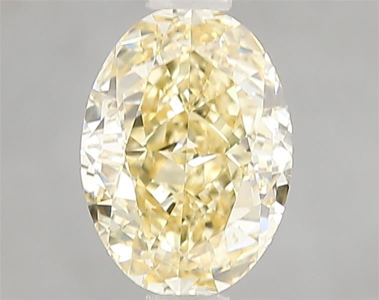 2.00 Ct. Fancy Intense Yellow Oval Lab Grown Diamond