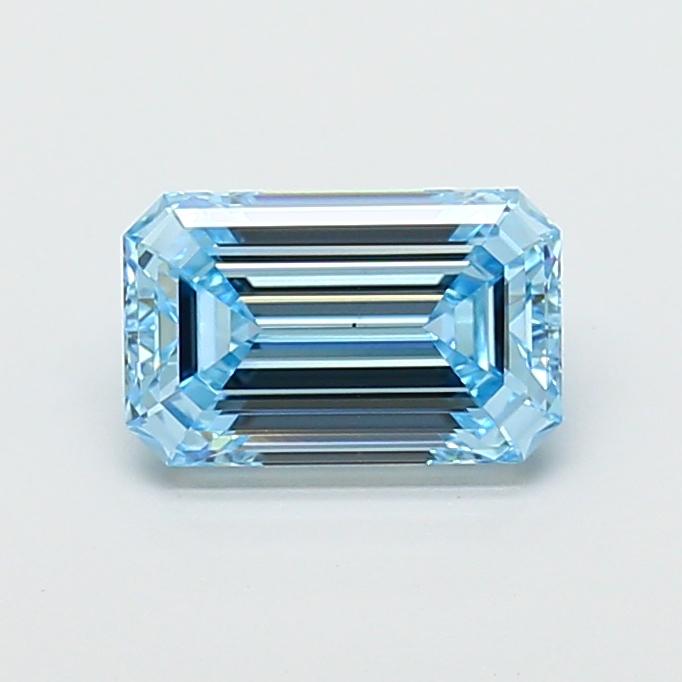 2.02 Ct. Fancy Blue Emerald Lab Grown Diamond