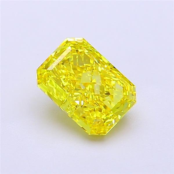 1.15 Ct. Fancy Vivid Yellow Radiant Lab Grown Diamond