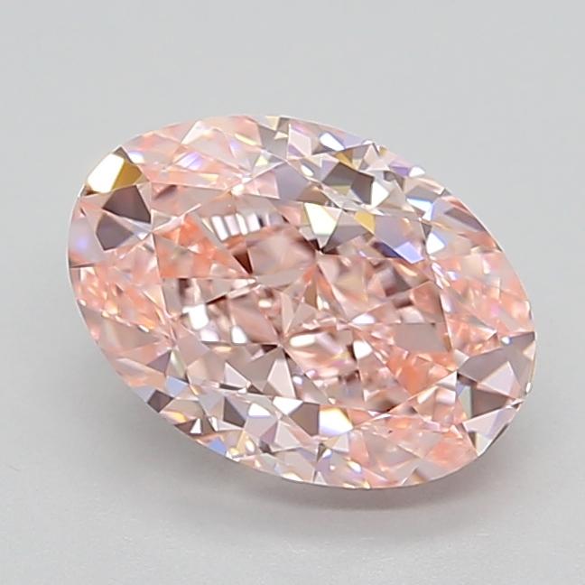 2.32 Ct. Fancy Intense Pink Oval Lab Grown Diamond