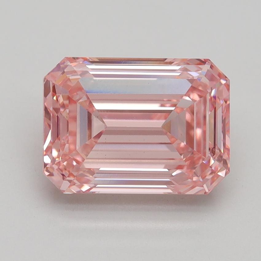 3.01 Ct. Fancy Intense Pink Emerald Lab Grown Diamond