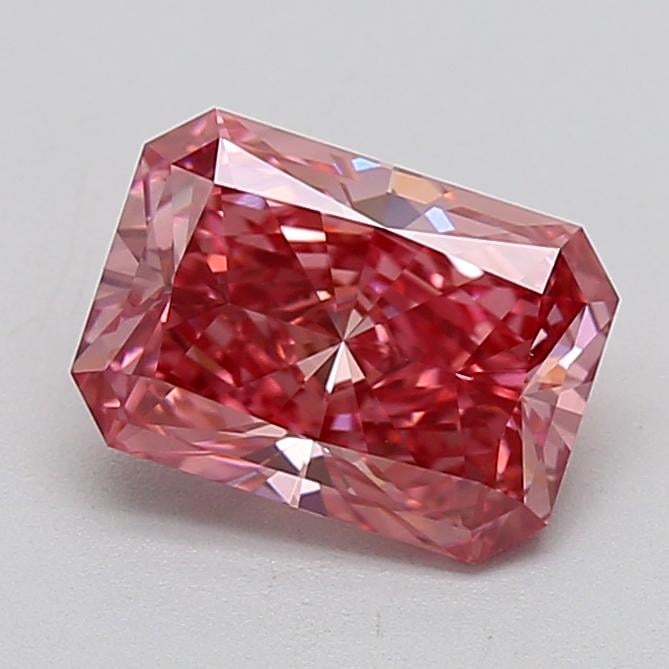 1.64 Ct. Fancy Vivid Pink Radiant Lab Grown Diamond