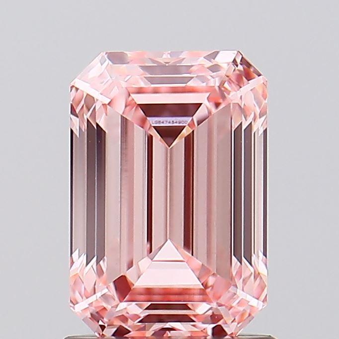 1.29 Ct. Fancy Intense Pink Emerald Lab Grown Diamond