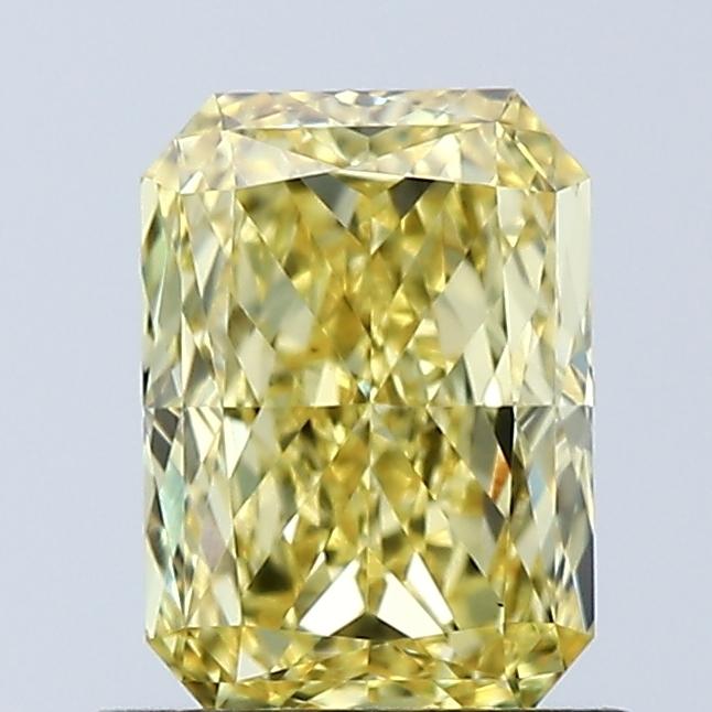 1.07 Ct. Fancy Vivid Yellow Radiant Lab Grown Diamond