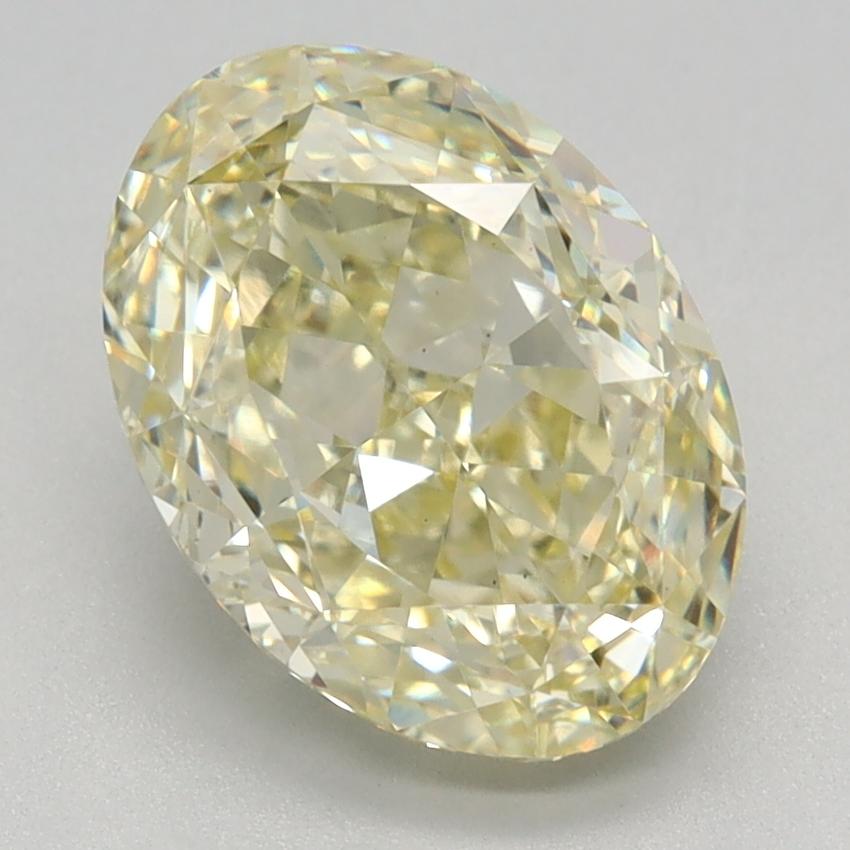 2.54 Ct. Fancy Intense Yellow Oval Lab Grown Diamond