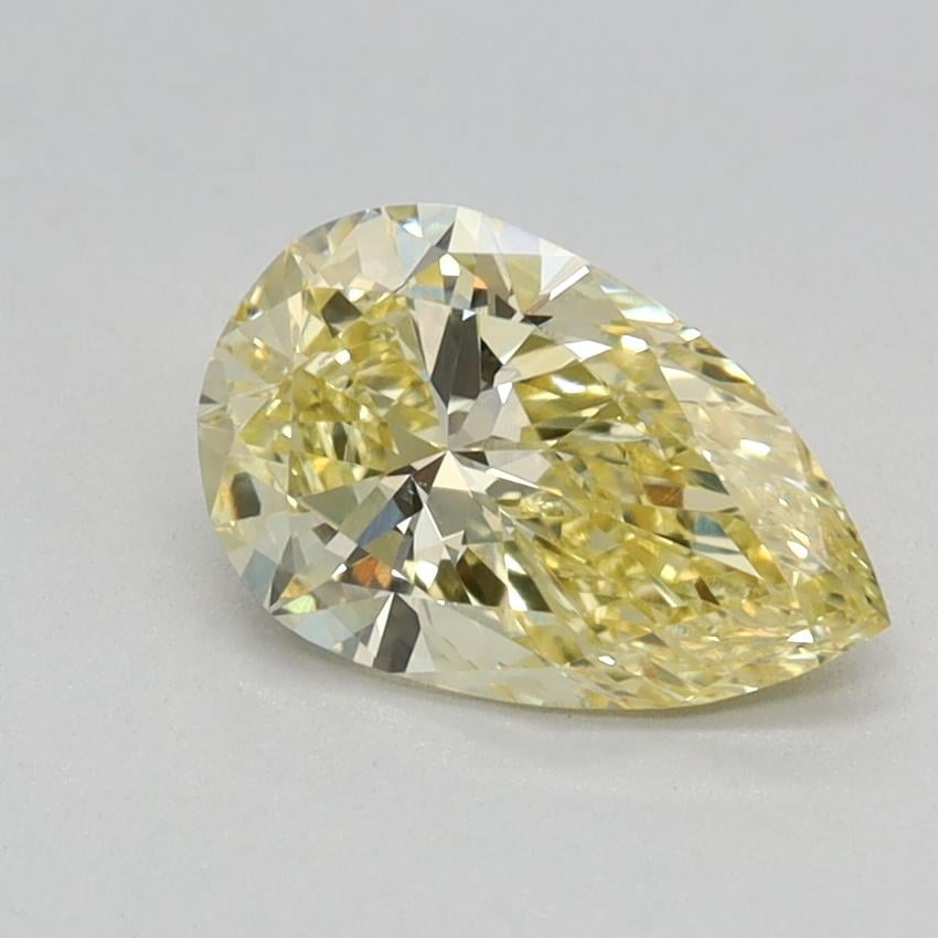 0.78 Ct. Fancy Intense Yellow Pear Lab Grown Diamond