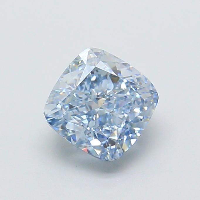1.58 Ct. Fancy Intense Blue Cushion Lab Grown Diamond