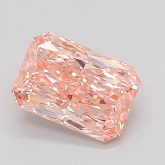 1.00 Ct. Fancy Vivid Pink Radiant Lab Grown Diamond
