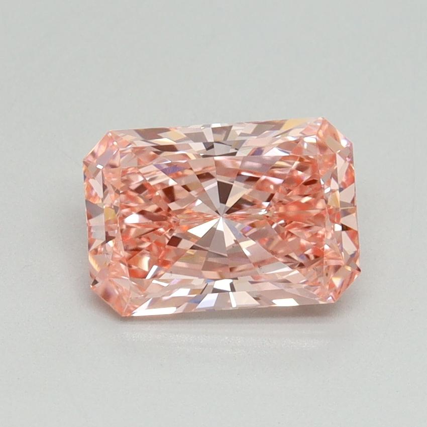 1.52 Ct. Fancy Vivid Pink Radiant Lab Grown Diamond