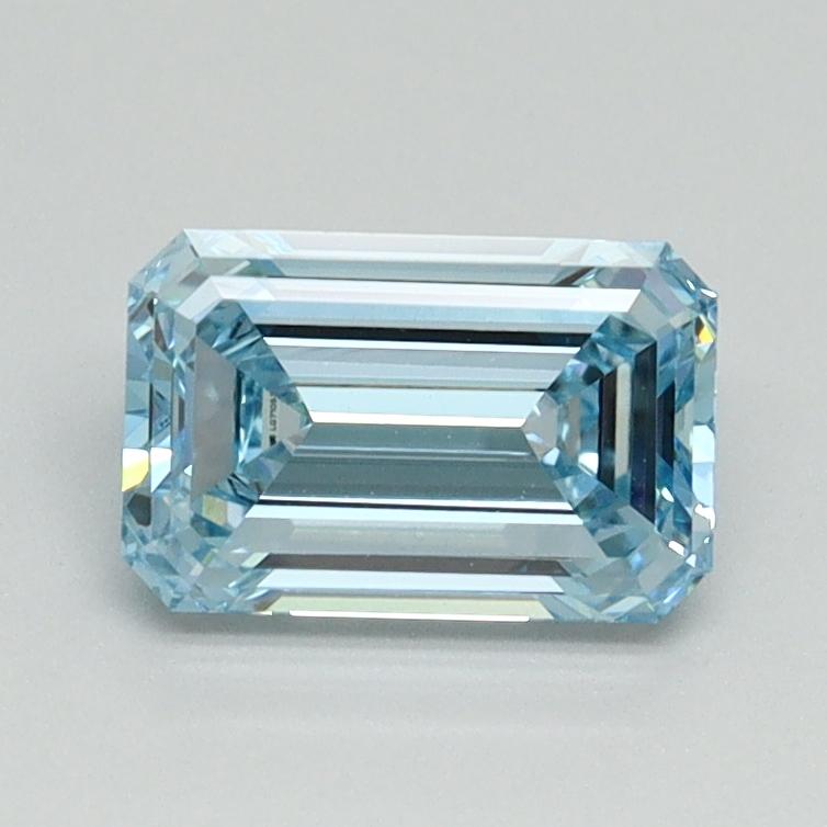 1.06 Ct. Fancy Intense Blue Emerald Lab Grown Diamond