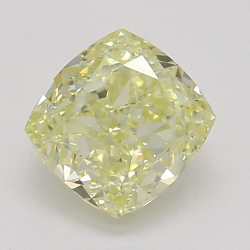 0.52 Ct. Fancy Yellow Cushion Diamond