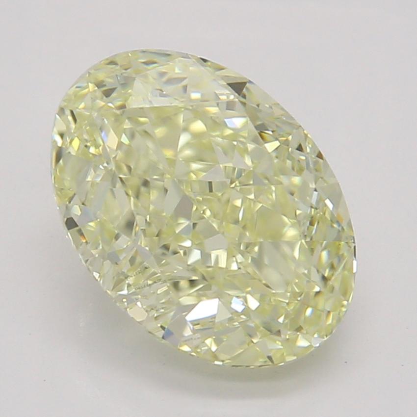 1.43 Ct. Fancy Light Yellow Oval Diamond