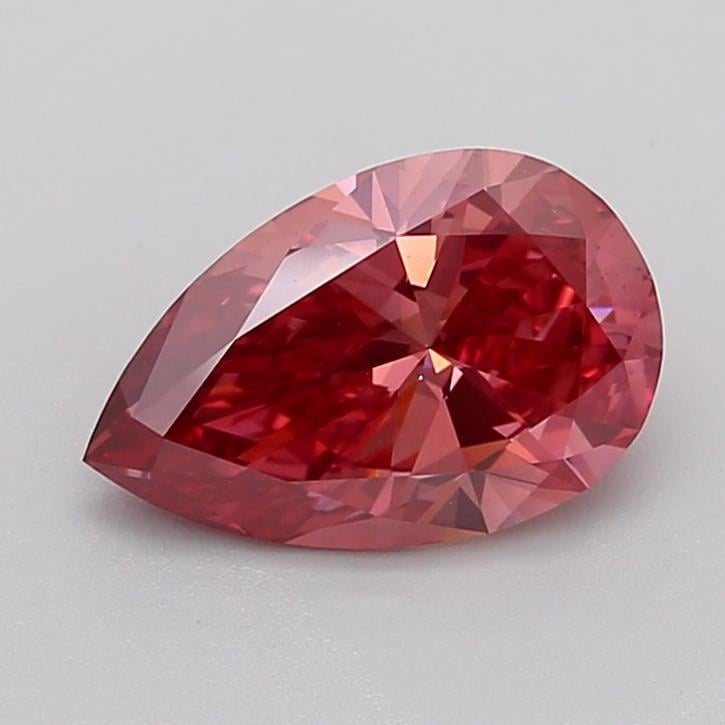 1.91 Ct. Fancy Vivid  Pink Pear Lab Grown Diamond
