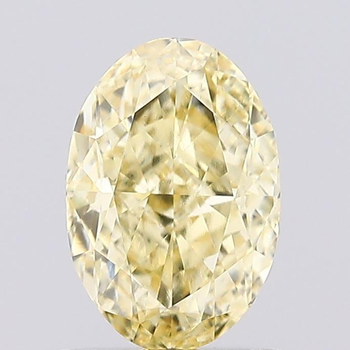 1.01 Ct. Fancy Yellow Oval Lab Grown Diamond