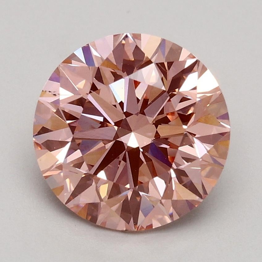 1.80 Ct. Fancy Intense Pink Round Lab Grown Diamond