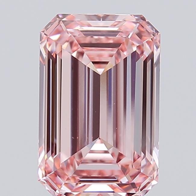4.06 Ct. Fancy Intense Pink Emerald Lab Grown Diamond