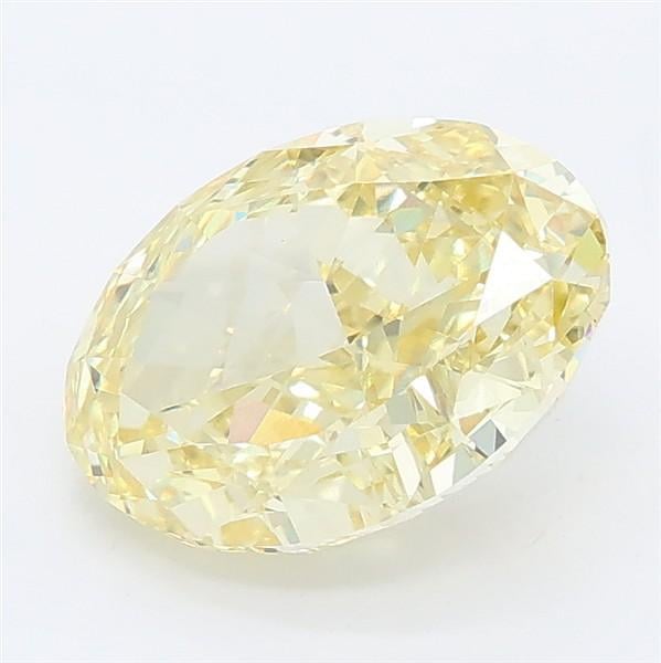 2.81 Ct. Fancy Intense Yellow Oval Lab Grown Diamond